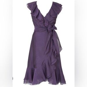 COAST Verona Frill Dress Size 8